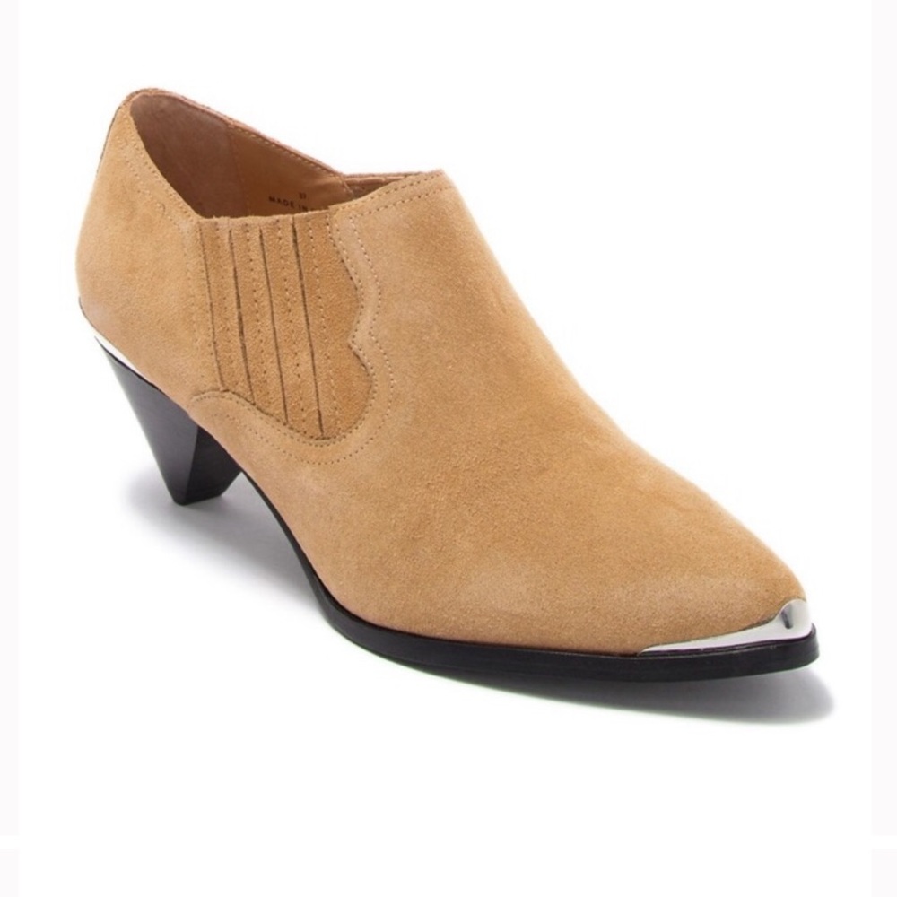 NEW ⭐️ Joie Camel Suede Western Ankle Bootie